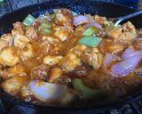 A picture of step 3 of Chicken menchurian.