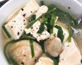Hình bước làm 4 của món Trứng chiên đậu hủ non