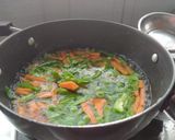 A picture of step 5 of Stuffed Riceballs tossed in mix vegetables.