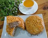 Hình bước làm 4 của món Bánh trung thu nhân sữa dừa