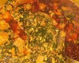 A picture of step 3 of Egusi soup.