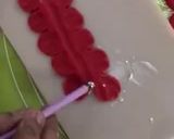 A picture of step 3 of Two-style fondant rose.