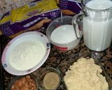 A picture of step 1 of Bread Rasmalai.