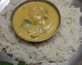 A picture of step 7 of Gujrati Kadi Chawal.