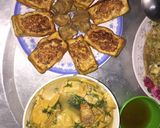 Hình bước làm 3 của món Đậu nhồi thịt