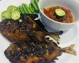 Foto langkah ke 5 dari resep Dorang Bakar with sambel Cocol.