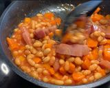 Foto del paso 3 de la receta Alubias con tomate, zanahoria y bacon
