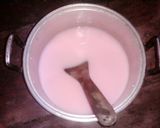 Foto langkah ke 2 dari resep Puding agar agar rasa susu strowberry.