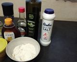 A picture of step 1 of Garlic and Honey Chicken.