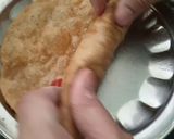 A picture of step 3 of Malai boti roll.