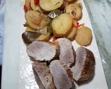 Foto del paso 5 de la receta: Cuadrada de cerdo con papas en olla a presión