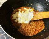 A picture of step 3 of Matar Panner.