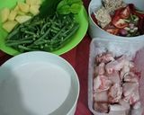 Foto langkah ke 1 dari resep Gulai Ayam kentang kacang panjang.