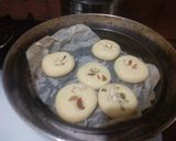 A picture of step 6 of Nankhatai.