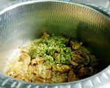 A picture of step 4 of Mumbai style mutton pulao.