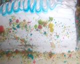A picture of step 14 of Rainbow cake🌈🎂in sandwich maker.