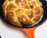 鑄鐵平底鍋猶太哈拉辮子麵包 Challah Bread的食譜步驟16照片