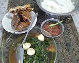 Foto langkah ke 7 dari resep Tumis kangkung telur puyuh dan sambel terasi mentah.