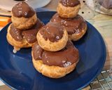 A picture of step 7 of Chocolate Religieuse.