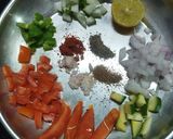 A picture of step 2 of Corn chaat.