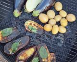 Minty campfire potato recept fázis 1 fotója