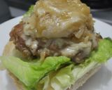 Foto del paso 9 de la receta: Hamburguesa🧀hawaiana🥯🍍🍔
