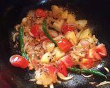 A picture of step 3 of Spicy Egg Curry.