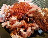 A picture of step 1 of Stir Fry Spicy Pork.