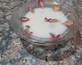 A picture of step 6 of Rose phirni.