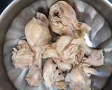 A picture of step 1 of Chicken kadhai.