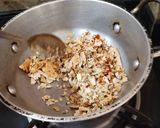 A picture of step 2 of Papad Churi.