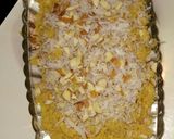 A picture of step 3 of Milk powder halwa.