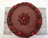 Foto del paso 11 de la receta: Torta de trufa y frambuesa