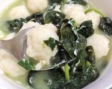 Foto langkah ke 5 dari resep Sup Bakso Daun Ubi.