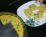 A picture of step 11 of Besan dhokla.