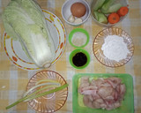 Foto langkah ke 1 dari resep Sawi Gulung Ayam #antiribet.