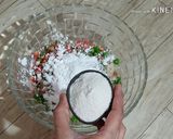 A picture of step 2 of Crispy Veg Tikki Burger Recipe/VegTikki Cheese Burger.