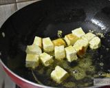 A picture of step 1 of Paneer (cottage cheese) beetroot gravy curry recipe.