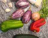 Foto del paso 1 de la receta: Berenjena Rellena de Verduras al Chub Chub
