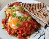 Pas rețetă Shakshouka -Mic dejun 🍲🌿 1 fotografie