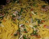 Foto del paso 5 de la receta: Tallarines con pesto!