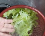 Foto langkah ke 2 dari resep Tumis Labu Siam praktis.