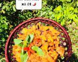 Hình bước làm 2 của món Mì căn xào xả ớt chay