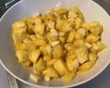 Une image de l'étape 7 de Salade d'ananas à la pomme et clémentines.
