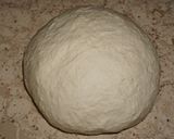 A picture of step 2 of Turkish Flatbread (Bazlama).