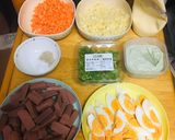 Foto langkah ke 1 dari resep Risoles Sayur dan Sosis Telur Mayonnaise.