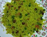 A picture of step 6 of Healthy veggie matar poha.
