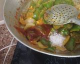 A picture of step 5 of Creamy Cheese Chilli.