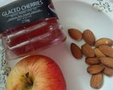 A picture of step 1 of Loaded apple mayo salad with almonds.