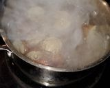 A picture of step 1 of Kale, Sausage and Potato Skillet.